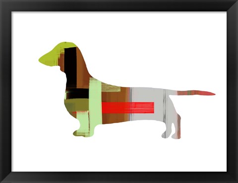 Framed Dachshund Print