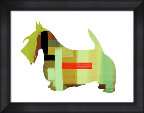 Framed Scottish Terrier 1 Print