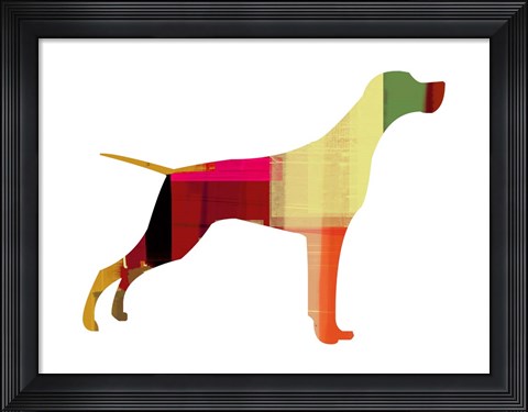 Framed Setter Pointer 1 Print