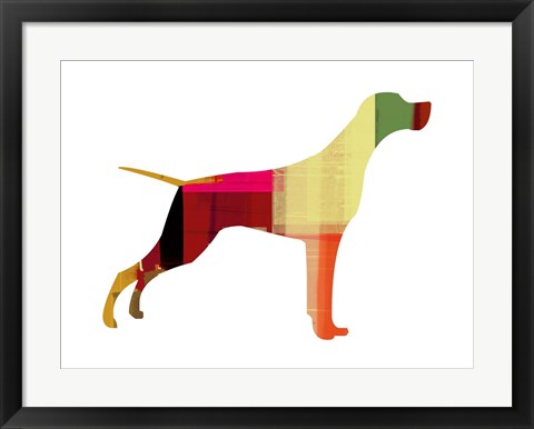 Framed Setter Pointer 1 Print