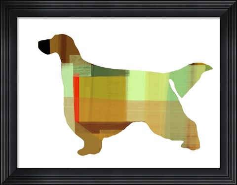 Framed Gordon Setter Print