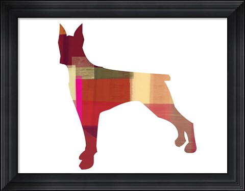 Framed Doberman Pinscher 1 Print