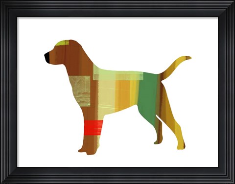 Framed Labrador Retriever Print