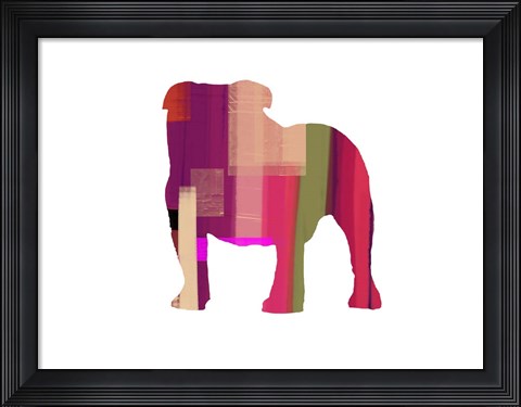 Framed Bulldog Print