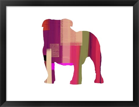 Framed Bulldog Print