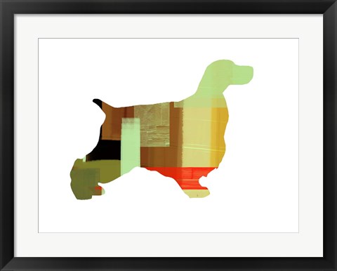 Framed Cocker Spaniel 1 Print