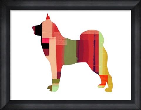Framed Husky Print