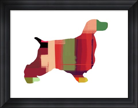Framed Cocker Spaniel 2 Print