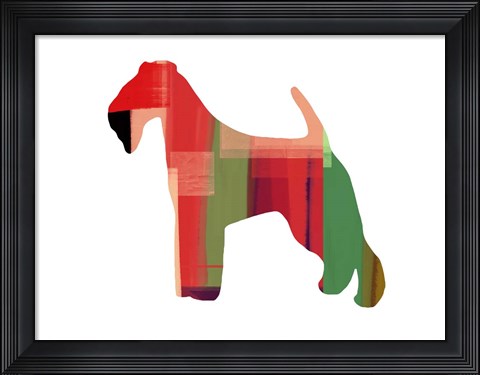Framed Irish Terrier Print