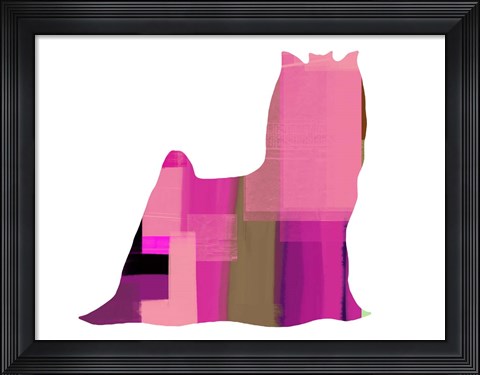Framed Yorkshire Terrier Print