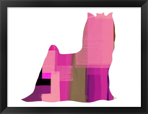 Framed Yorkshire Terrier Print