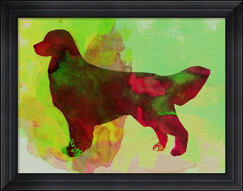 Framed Golden Retriever Print