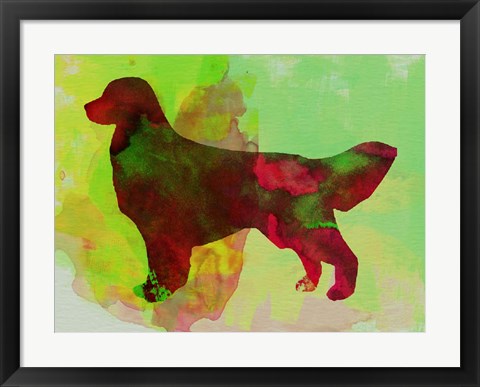 Framed Golden Retriever Print