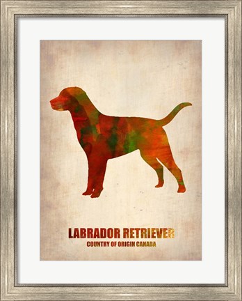 Framed Labrador Retriever Print