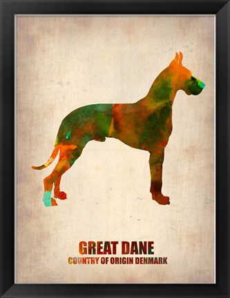 Framed Great Dane Print