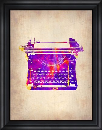 Framed Vintage Typewriter 1 Print