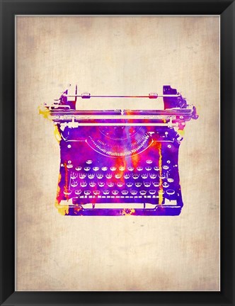 Framed Vintage Typewriter 1 Print