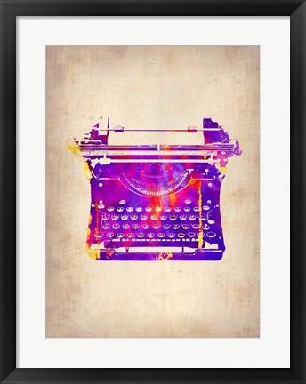 Framed Vintage Typewriter 1 Print