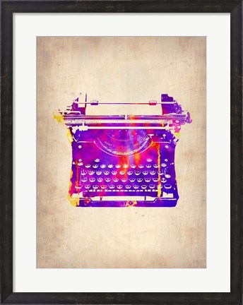 Framed Vintage Typewriter 1 Print