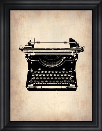 Framed Vintage Typewriter 2 Print