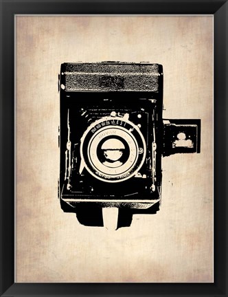 Framed Vintage Camera 1 Print