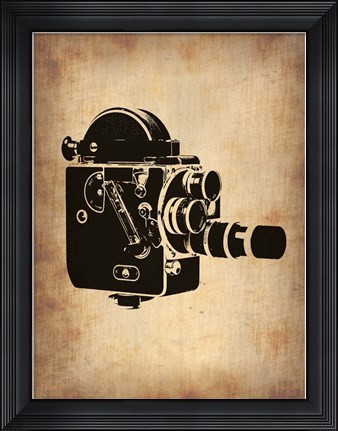 Framed Vintage Camera 3 Print
