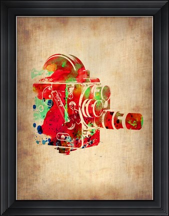 Framed Vintage Camera 4 Print