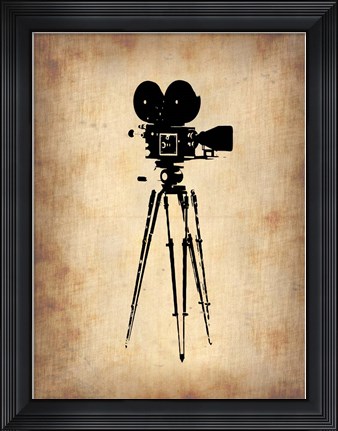 Framed Vintage Film Camera Print