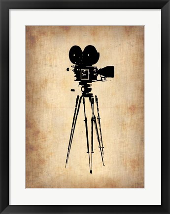 Framed Vintage Film Camera Print