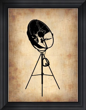 Framed Vintage Lamp 1 Print