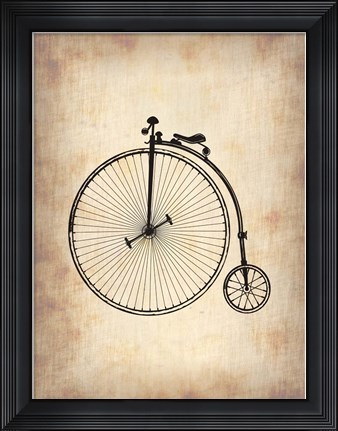 Framed Vintage Bicycle Print