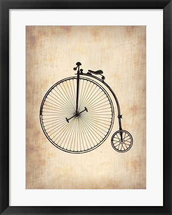 Framed Vintage Bicycle Print