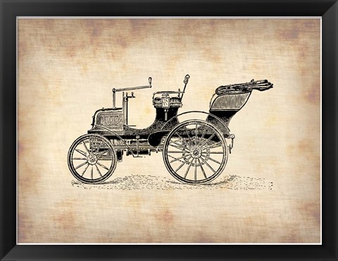 Framed Classic Old Car 2 Print