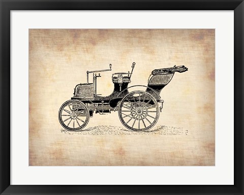 Framed Classic Old Car 2 Print