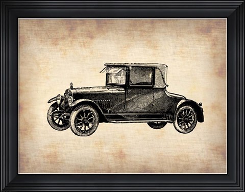 Framed Classic Old Car 3 Print