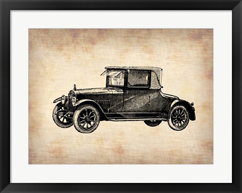 Framed Classic Old Car 3 Print