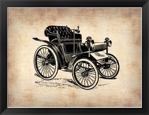 Framed Classic Old Car 4 Print