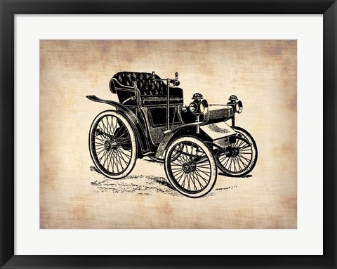 Framed Classic Old Car 4 Print