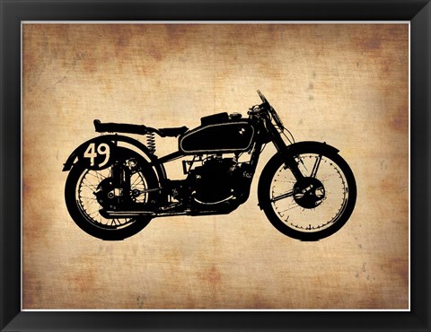 Framed Vintage Motorcycle 2 Print