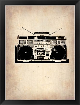 Framed Vintage Radio 1 Print