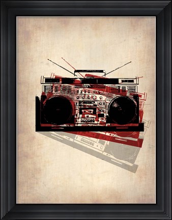 Framed Vintage Radio 2 Print