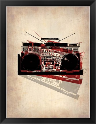 Framed Vintage Radio 2 Print