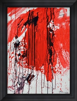 Framed Blind folded 1 Print