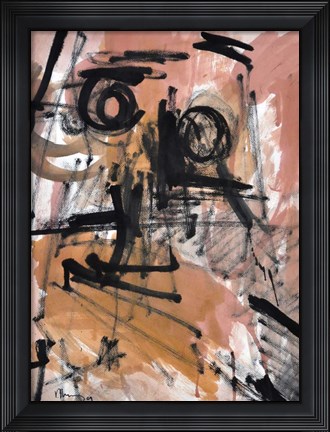 Framed Blind folded 3 Print