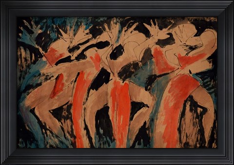 Framed Carnavalia 2 Print