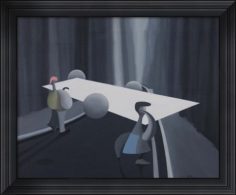 Framed Crossing Print
