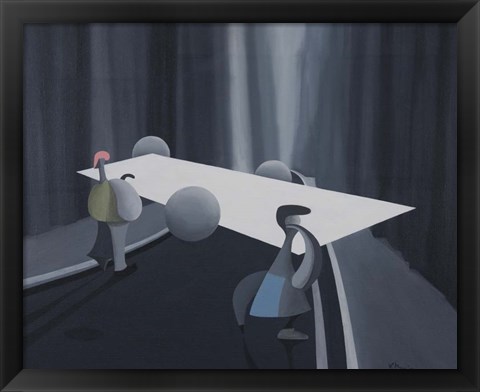 Framed Crossing Print