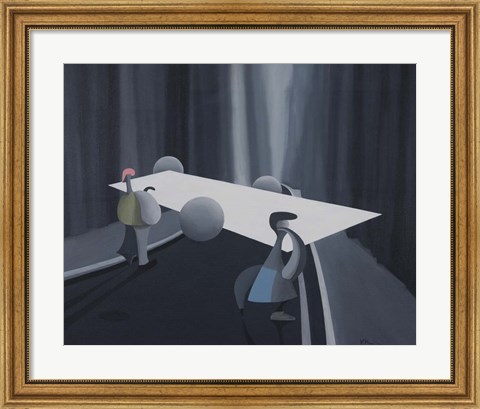 Framed Crossing Print