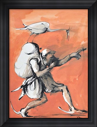 Framed Gossip Print