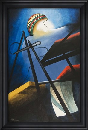 Framed Maestro Zawinul Print